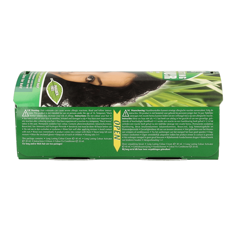 Henna Plus Long lasting colour 4 medium brown 100 Milliliter - DrogistWereld