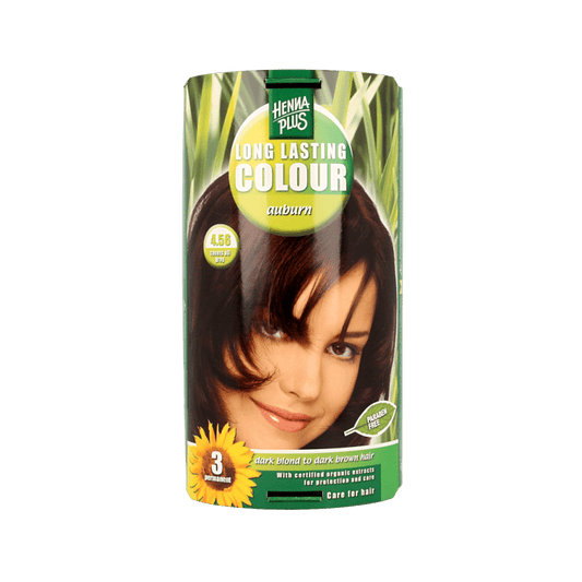 Henna Plus Long lasting colour 4.56 auburn 100 Milliliter - DrogistWereld