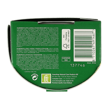 Henna Plus Long lasting colour 5.64 henna red 100 Milliliter - DrogistWereld