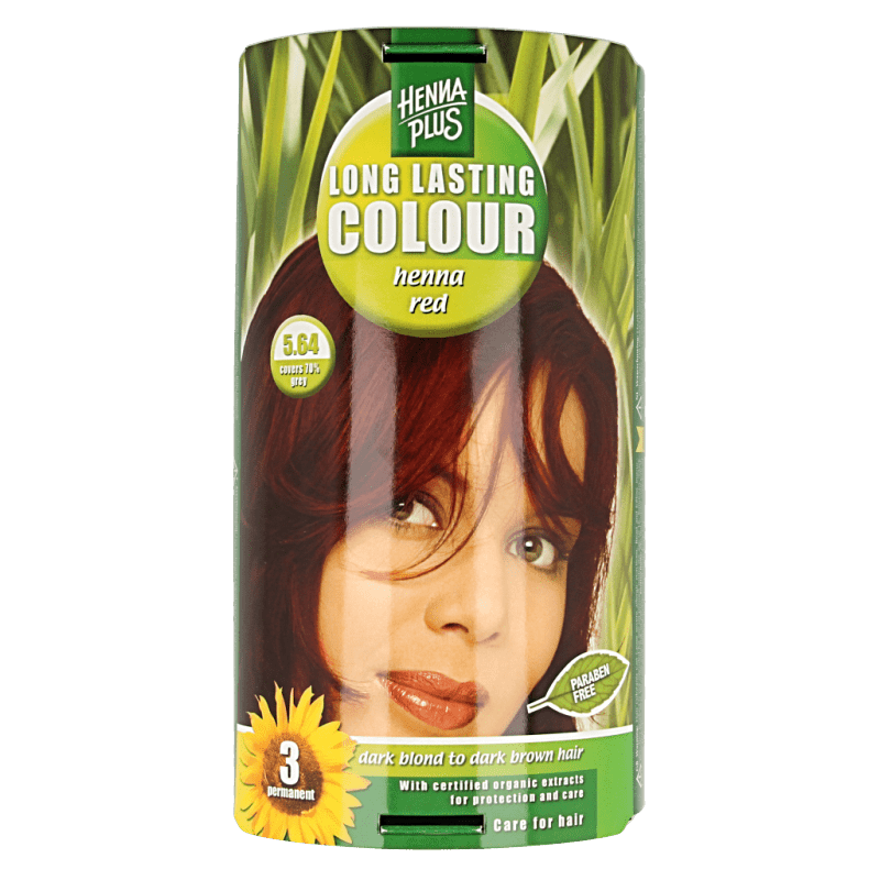 Henna Plus Long lasting colour 5.64 henna red 100 Milliliter - DrogistWereld