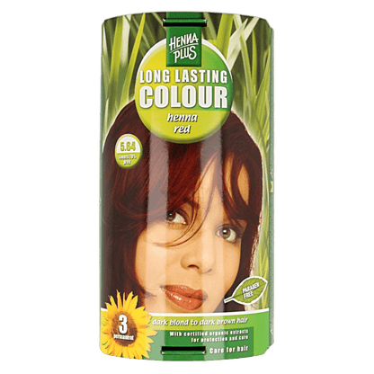 Henna Plus Long lasting colour 5.64 henna red 100 Milliliter - DrogistWereld