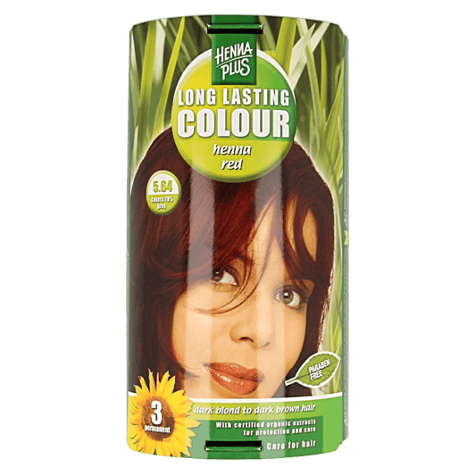 Henna Plus Long lasting colour 5.64 henna red 100 Milliliter - DrogistWereld