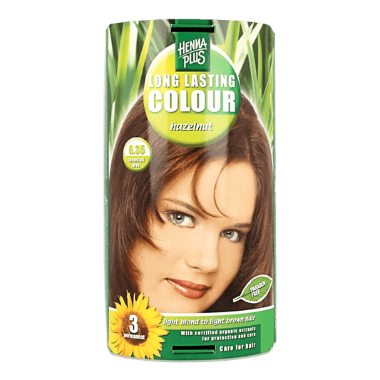 Henna Plus Long lasting colour 6.35 hazelnut 100 Milliliter - DrogistWereld