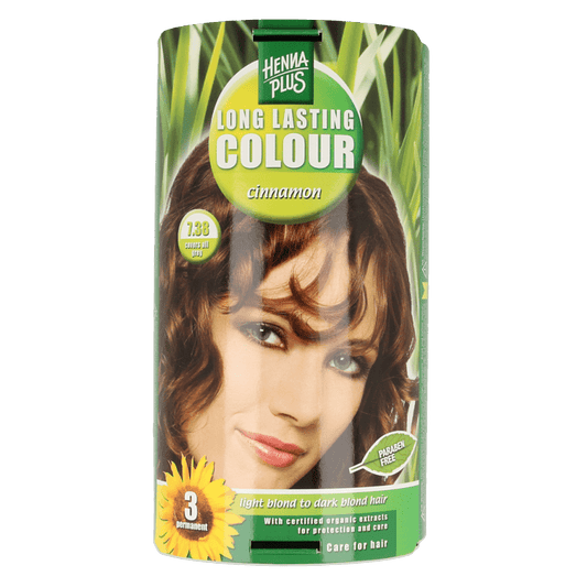 Henna Plus Long lasting colour 7.38 cinnamon 100 Milliliter - DrogistWereld