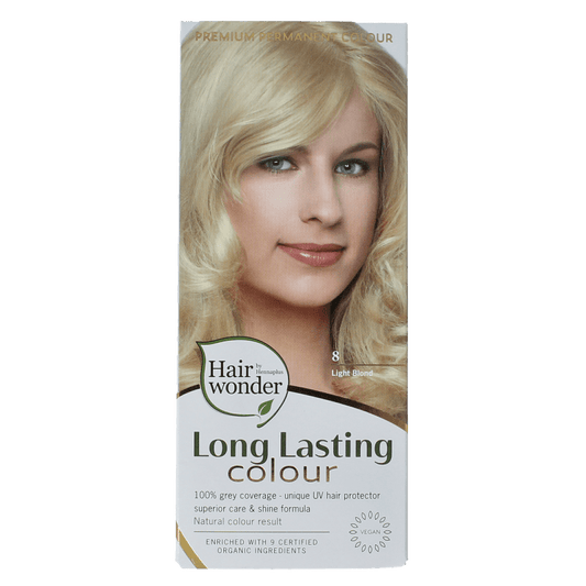 Henna Plus Long lasting colour 8 light blond 100 Milliliter - DrogistWereld