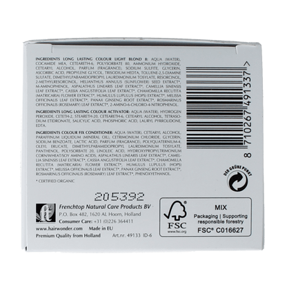 Henna Plus Long lasting colour 8 light blond 100 Milliliter - DrogistWereld