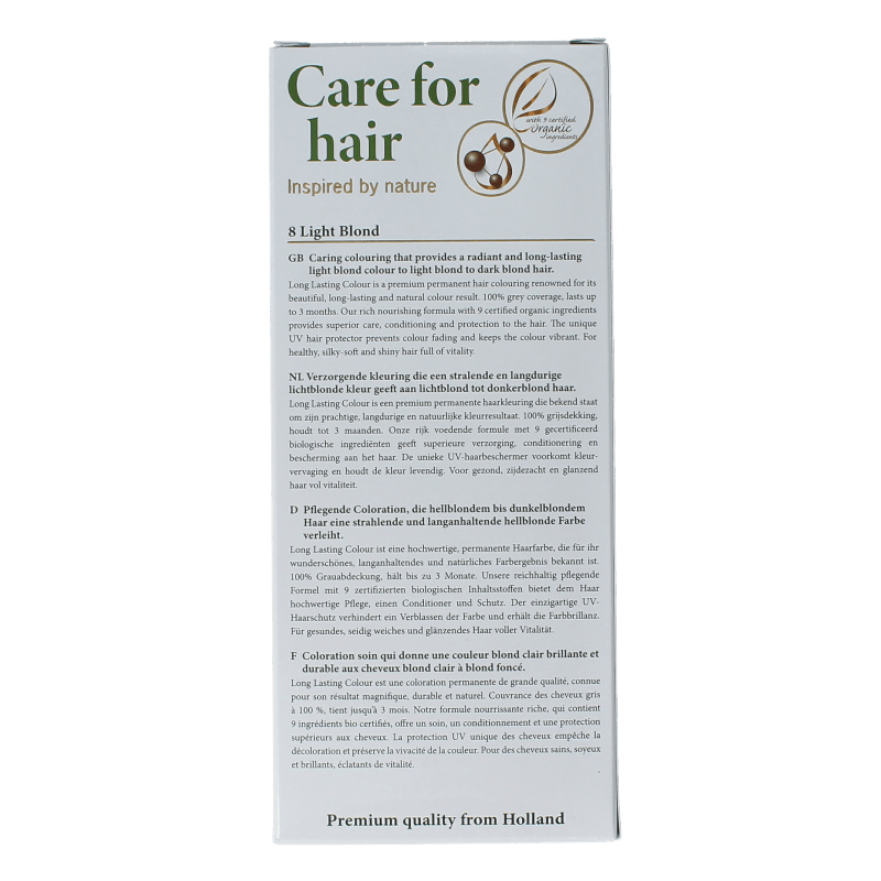 Henna Plus Long lasting colour 8 light blond 100 Milliliter - DrogistWereld