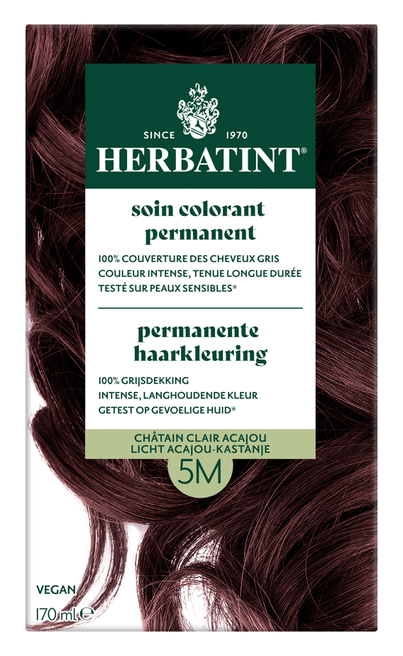 Herbatint 5M licht acajou kastanje 170 Milliliter - DrogistWereld
