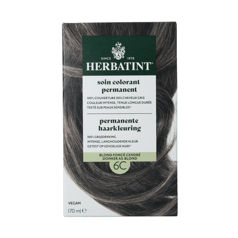 Herbatint 6C Donker asblond 170 Milliliter - DrogistWereld