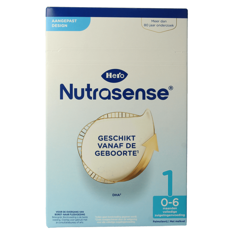 Hero Nutrasense zuigelingenmelk 1 (0 - 6mnd) 700 Gram - DrogistWereld
