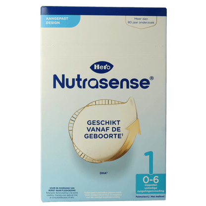Hero Nutrasense zuigelingenmelk 1 (0 - 6mnd) 700 Gram - DrogistWereld