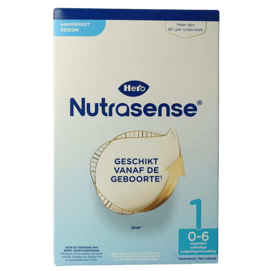 Hero Nutrasense zuigelingenmelk 1 (0 - 6mnd) 700 Gram - DrogistWereld