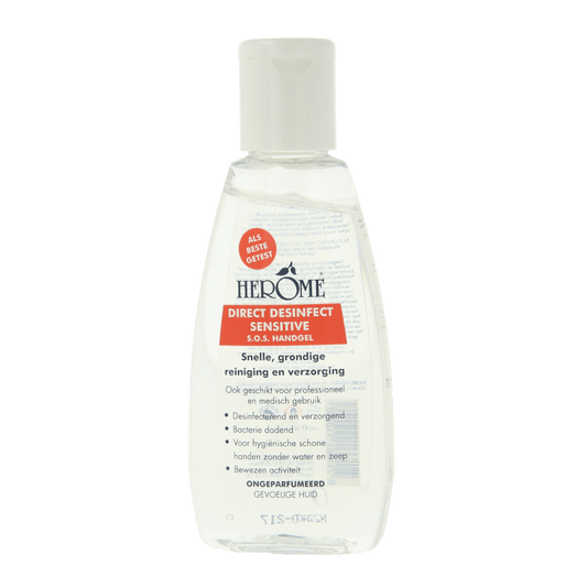Herome Direct desinfect ongeparfumeerd sensitive 75 Milliliter - DrogistWereld