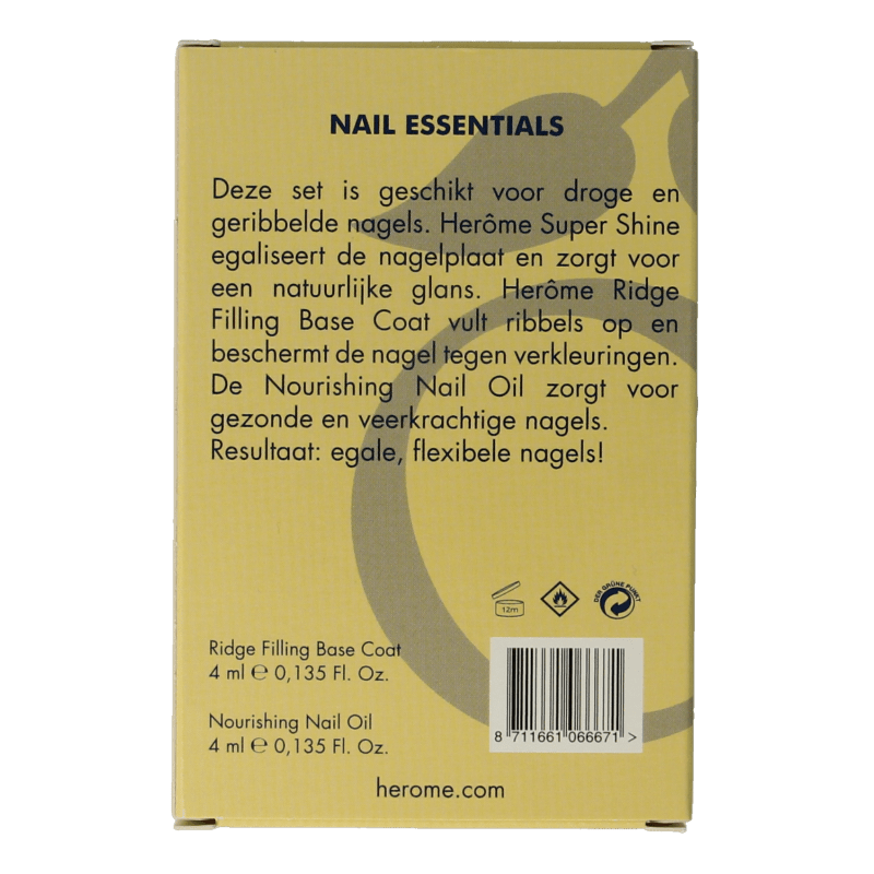 Herome Essentials set voor droge & geribbelde nagels 1 Set - DrogistWereld