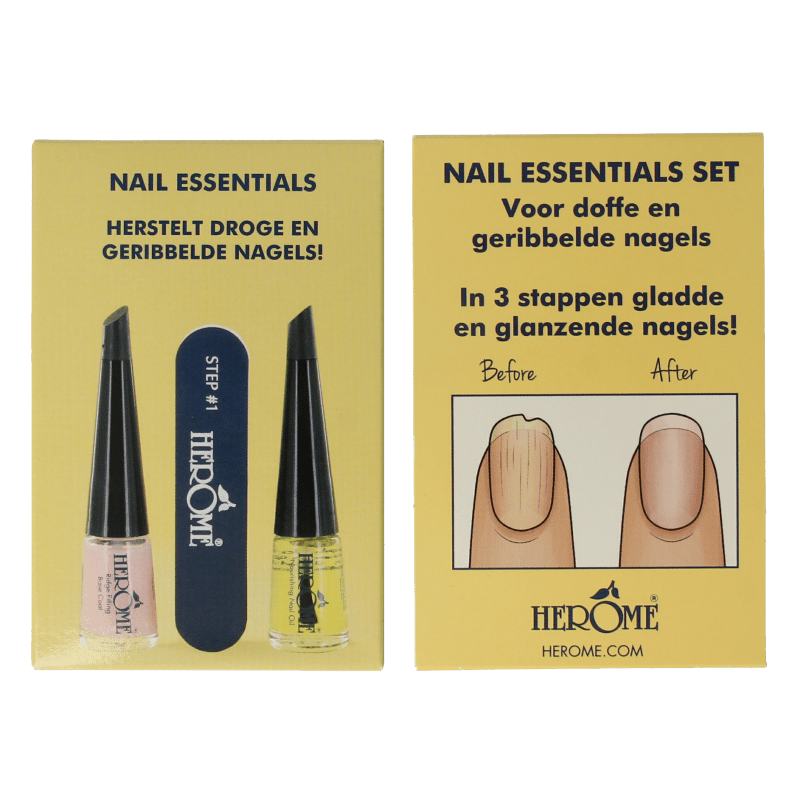 Herome Essentials set voor droge & geribbelde nagels 1 Set - DrogistWereld