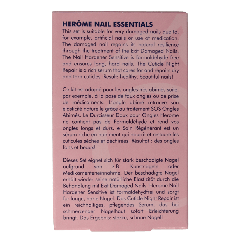 Herome Essentials set voor zeer beschadigde nagels 1 Set - DrogistWereld