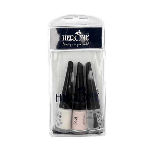 Herome French manicure set mini 3 x 4 ml 1 Set - DrogistWereld