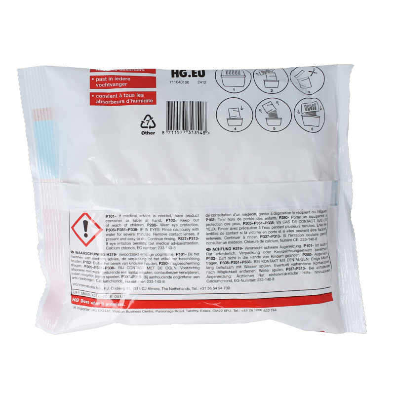 HG Refill pearls vochtvanger 400 Gram - DrogistWereld