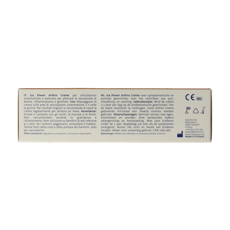 Ice Power Creme arthro 60 Gram - DrogistWereld