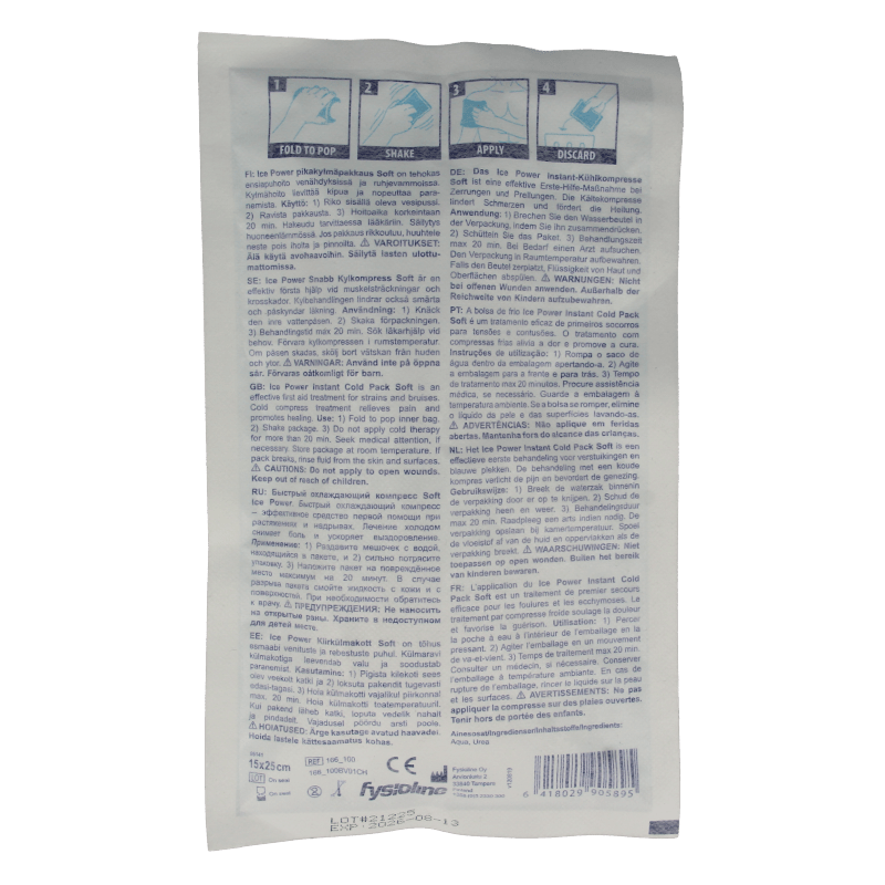 Ice Power Instant cold pack soft 1 Stuks - DrogistWereld
