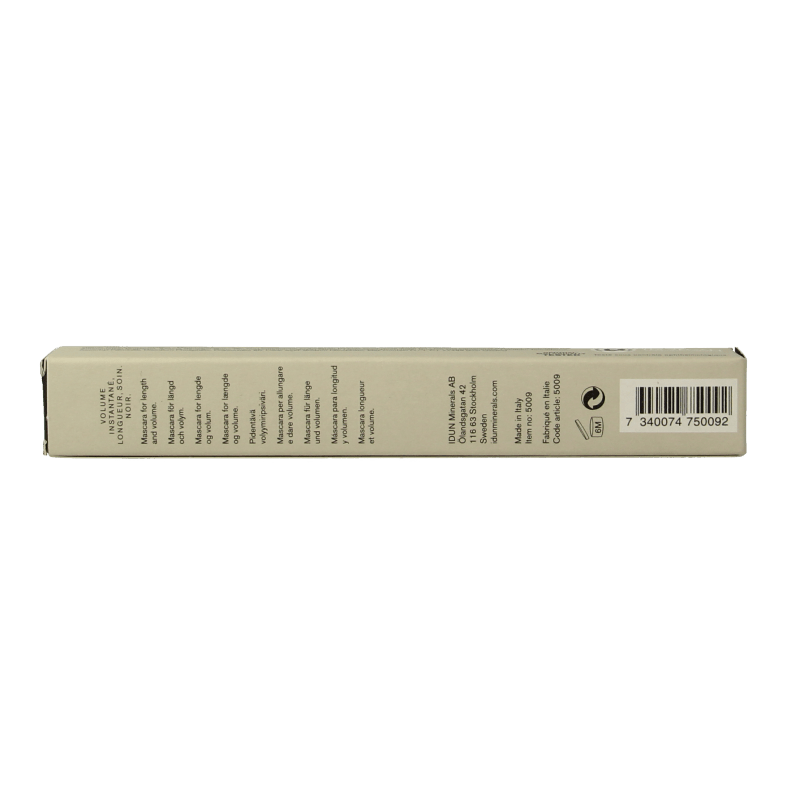 Idun Minerals Mascara magna lengthening 12 Milliliter - DrogistWereld
