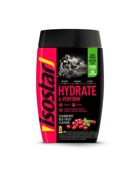 Isostar Hydrate & perform cranberry 400 Gram - DrogistWereld