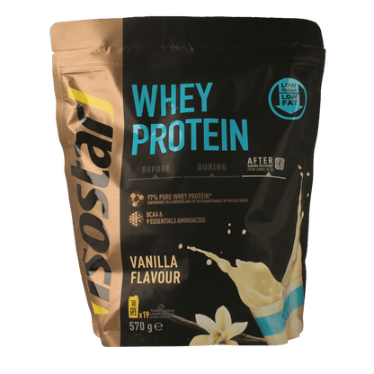 Isostar Whey protein vanilla 570 Gram - DrogistWereld