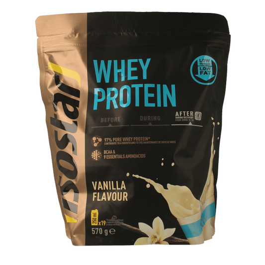 Isostar Whey protein vanilla 570 Gram - DrogistWereld