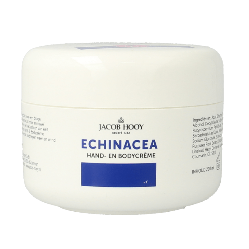 Jacob Hooy Echinacea/aloe vera hand en bodycreme 200 Milliliter - DrogistWereld
