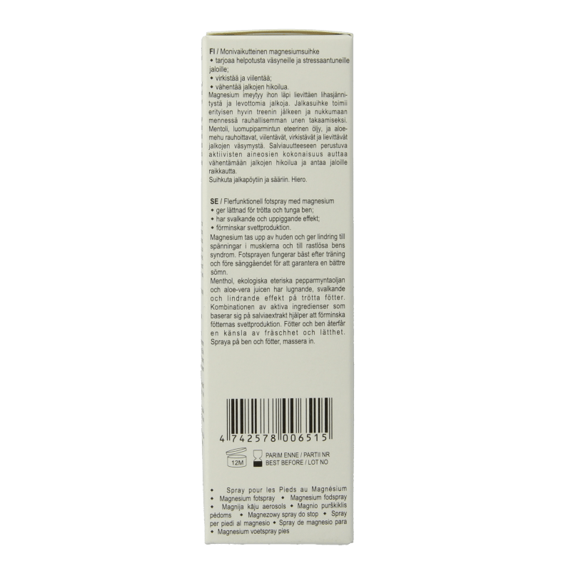 Joik Organics Organic foot spray magnesium 50 Milliliter - DrogistWereld