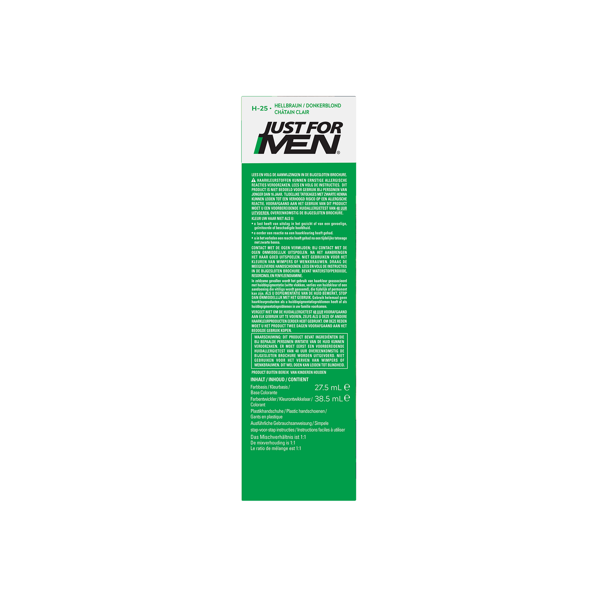 Just For Men Donker blond H25 voorheen blond 2 x 30ml 1 Set - DrogistWereld