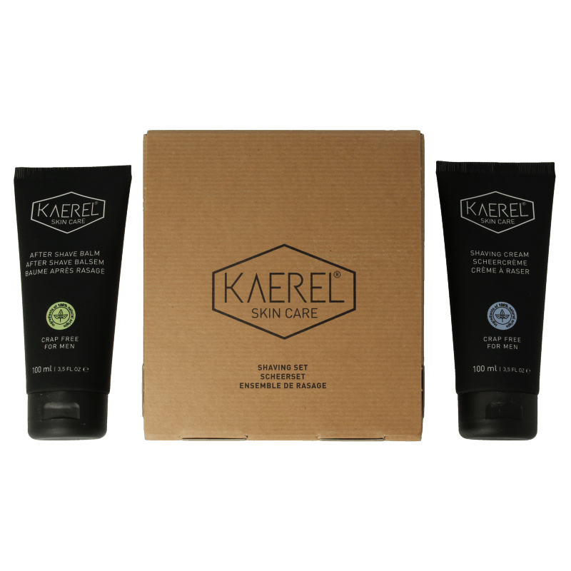Kaerel Skin care shavingset scheercreme & aftershave 1 Set - DrogistWereld