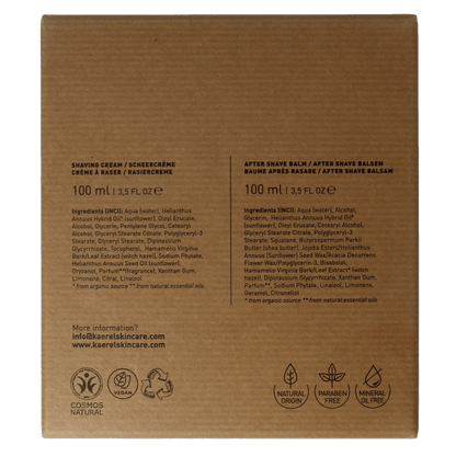 Kaerel Skin care shavingset scheercreme & aftershave 1 Set - DrogistWereld