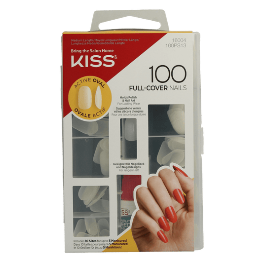 Kiss Full cover nails oval 70 Milliliter - DrogistWereld