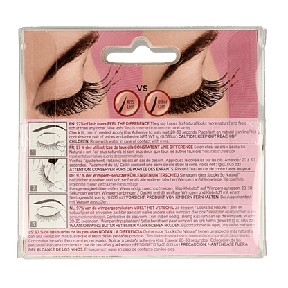 Kiss Looks so natural lash sly 1 Stuks - DrogistWereld