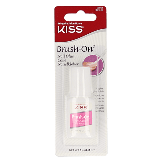 Kiss Nail glue brush on 1 Stuks - DrogistWereld