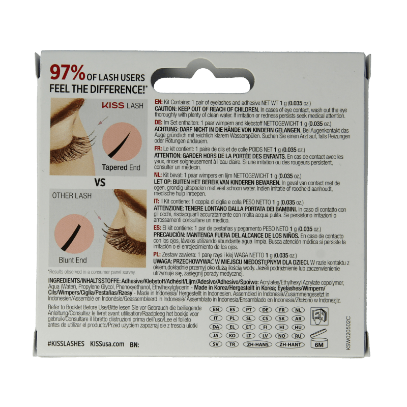 Kiss So wispy lash 02 1 Set - DrogistWereld