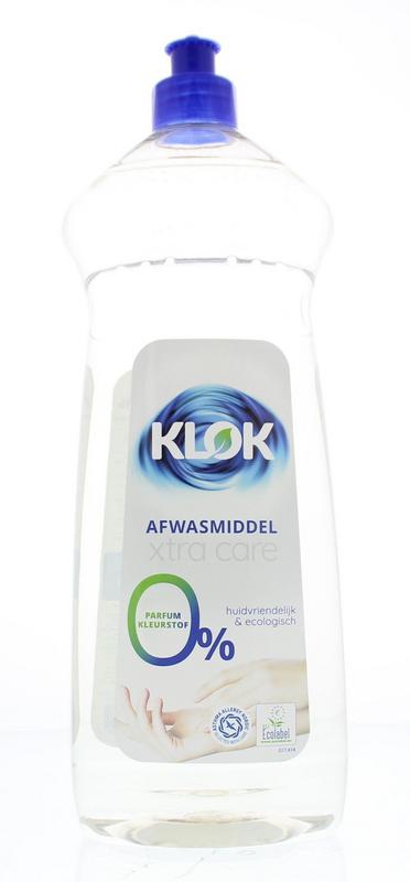 Klok Afwasmiddel xtra care 1 Liter - DrogistWereld