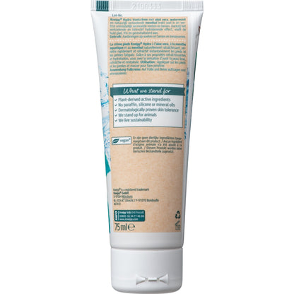 Kneipp Foot care hydro voetcreme aloe vera watermunt 75 Milliliter - DrogistWereld