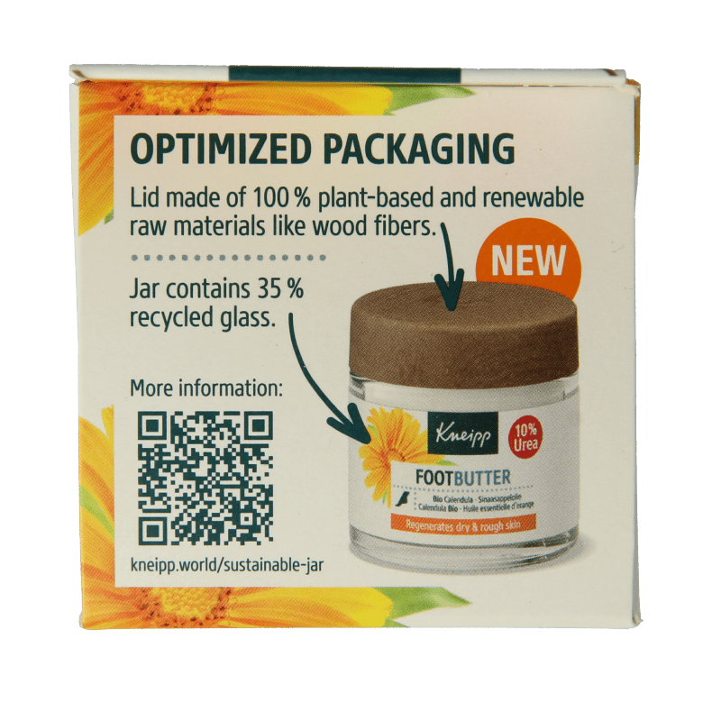 Kneipp Foot care voetbutter calendula sinaasappelolie 100 Milliliter - DrogistWereld