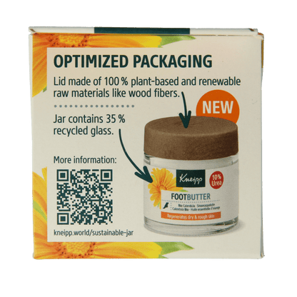 Kneipp Foot care voetbutter calendula sinaasappelolie 100 Milliliter - DrogistWereld