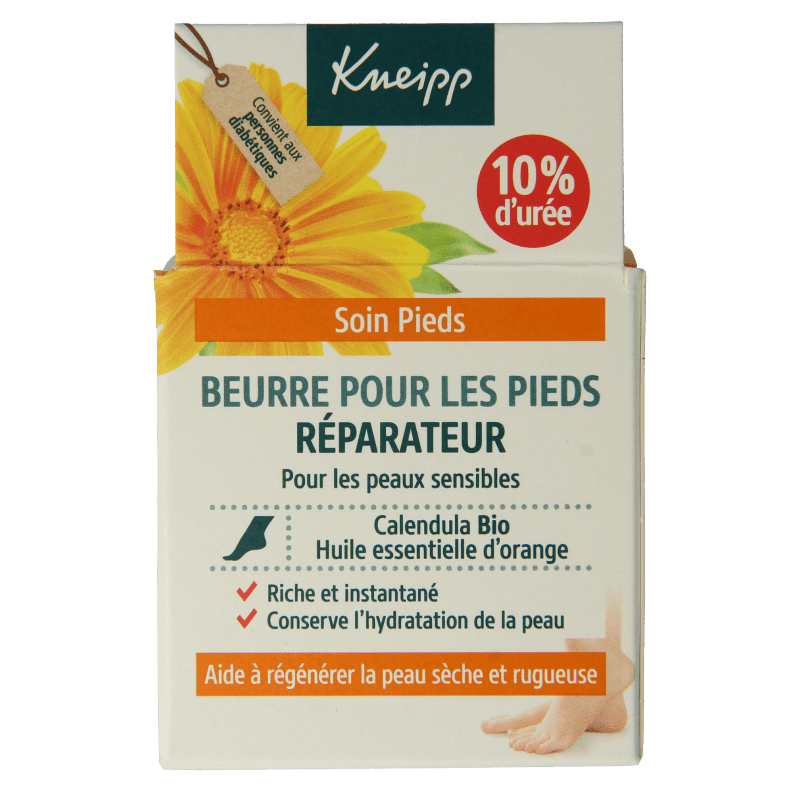Kneipp Foot care voetbutter calendula sinaasappelolie 100 Milliliter - DrogistWereld