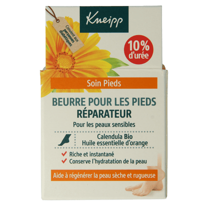 Kneipp Foot care voetbutter calendula sinaasappelolie 100 Milliliter - DrogistWereld