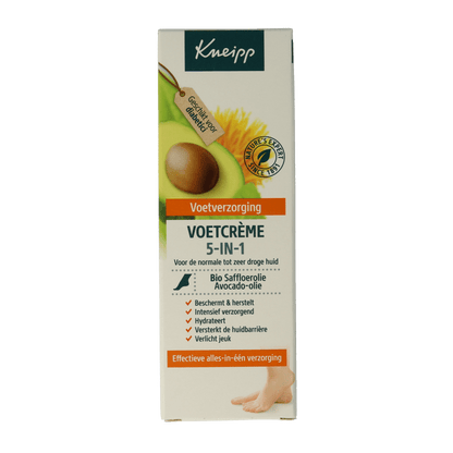 Kneipp Foot care voetcreme 5 - in - 1 75 Milliliter - DrogistWereld