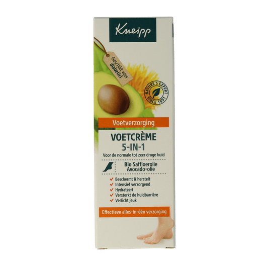 Kneipp Foot care voetcreme 5 - in - 1 75 Milliliter - DrogistWereld