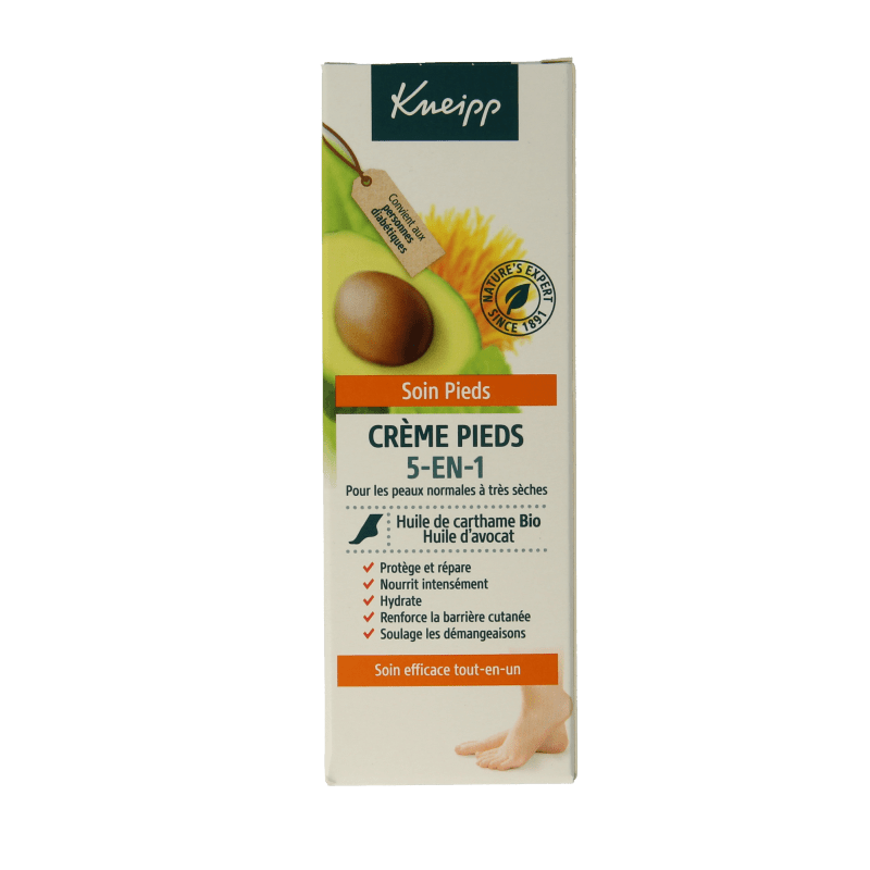 Kneipp Foot care voetcreme 5 - in - 1 75 Milliliter - DrogistWereld