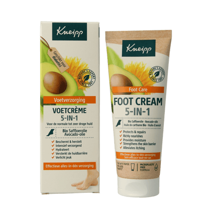 Kneipp Foot care voetcreme 5 - in - 1 75 Milliliter - DrogistWereld