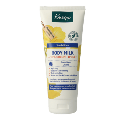 Kneipp Special care body milk +10% ureum teunisbloem 200 Milliliter - DrogistWereld