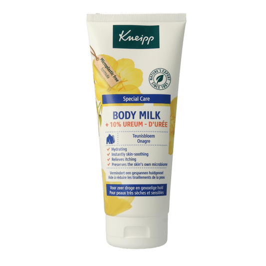 Kneipp Special care body milk +10% ureum teunisbloem 200 Milliliter - DrogistWereld