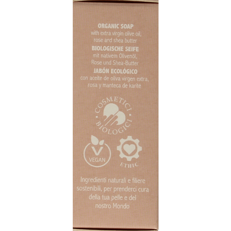 La Saponaria Zeep roos shea butter bio 100 Gram - DrogistWereld